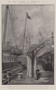 Il viaggio del re a Portsmouth, 15 luglio da Fred T. Jane